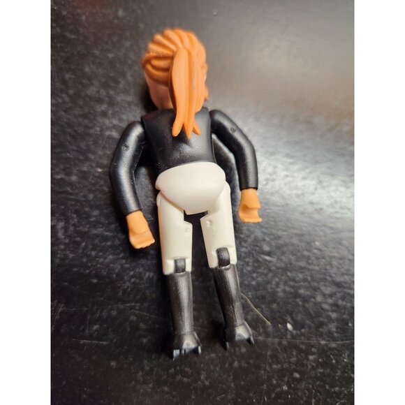 Equestrian-Themed Mini Figure Toy With Black Jacket & White Pants - Picture 3 of 5